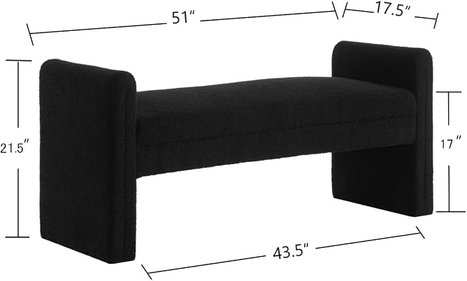Dark Green Teddy Bench