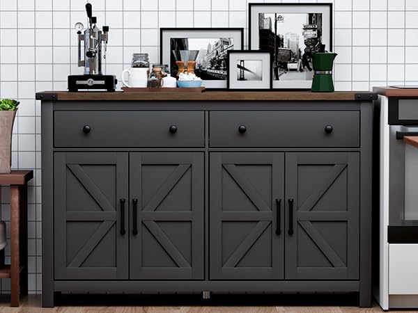 Black/Wood