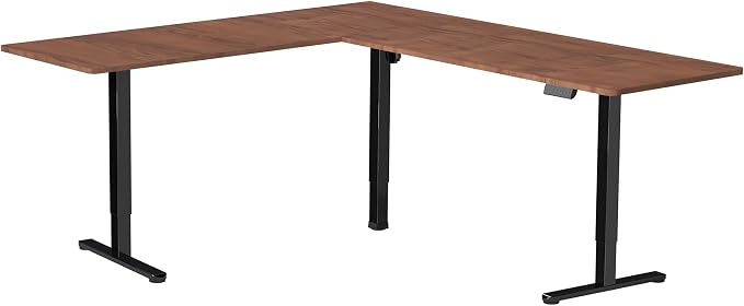 Dark Walnut Top / Black Frame