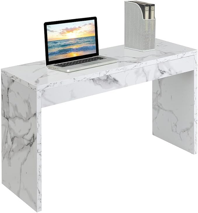 White Faux Marble