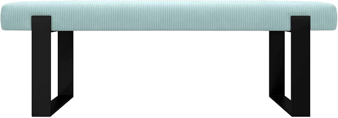 Ribbed Iceland Blue - Matte Black