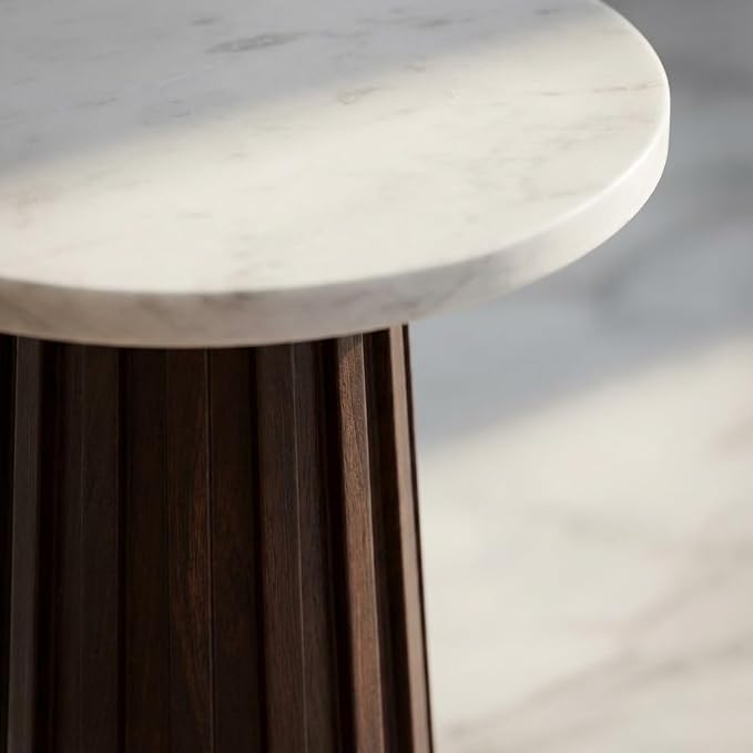 Walnut With Marble Top