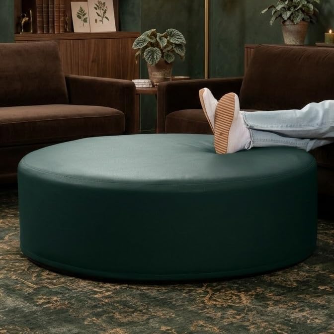Faux Leather Hunter Green