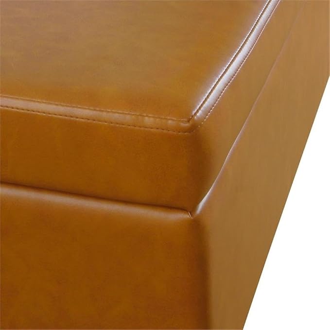 Faux Leather Brown