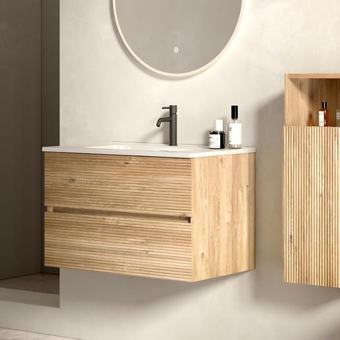 Rough Oak / Single Hole