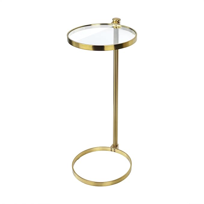 Gold With Tempered Glass Top