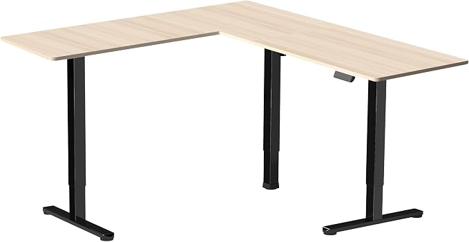Light Wood Top / Black Frame