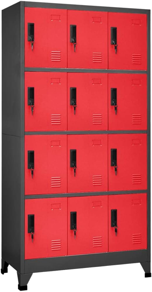 Anthracite and Red