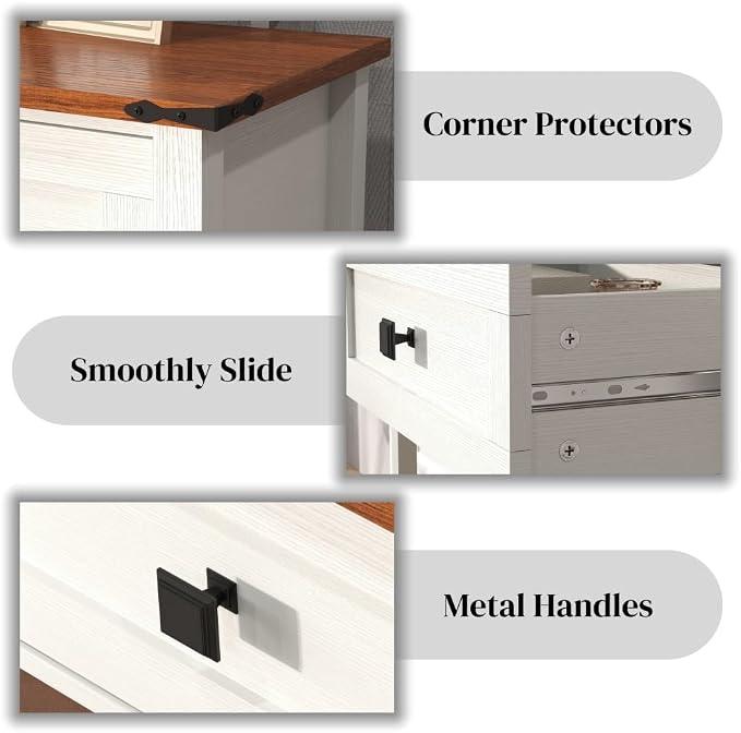 Antique White(wood Grain)
