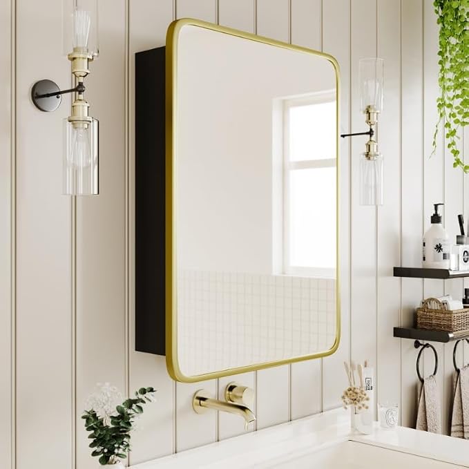 Brushed Gold Metal Frame
