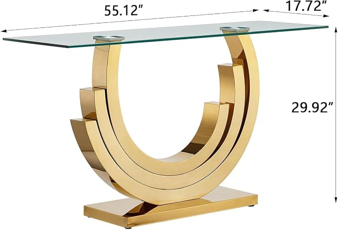 Gold-console Table