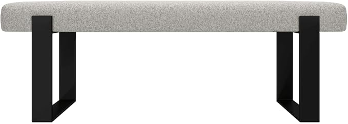 Faux Merino Wool Grey - Matte Black