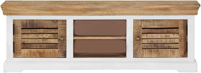 Brown and White