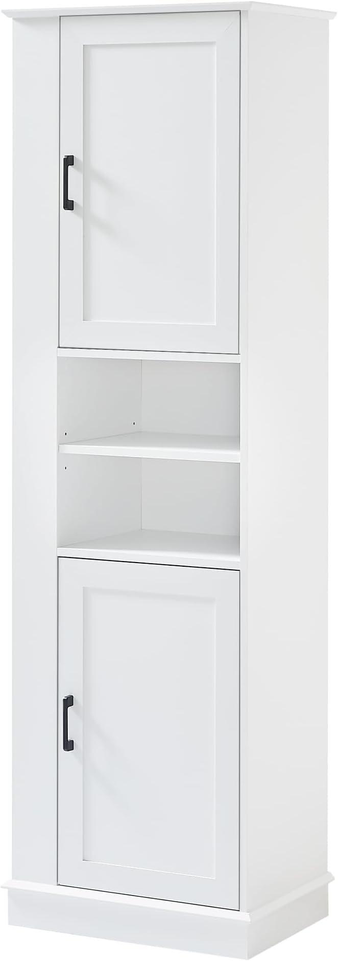 White/Open Shelf