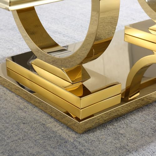 Style1: Coffee Table-black &Gold