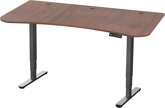 Dark Walnut Top / Black Frame