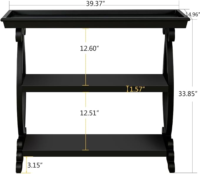 Antique Black + Mdf + Solid Wood+mdf