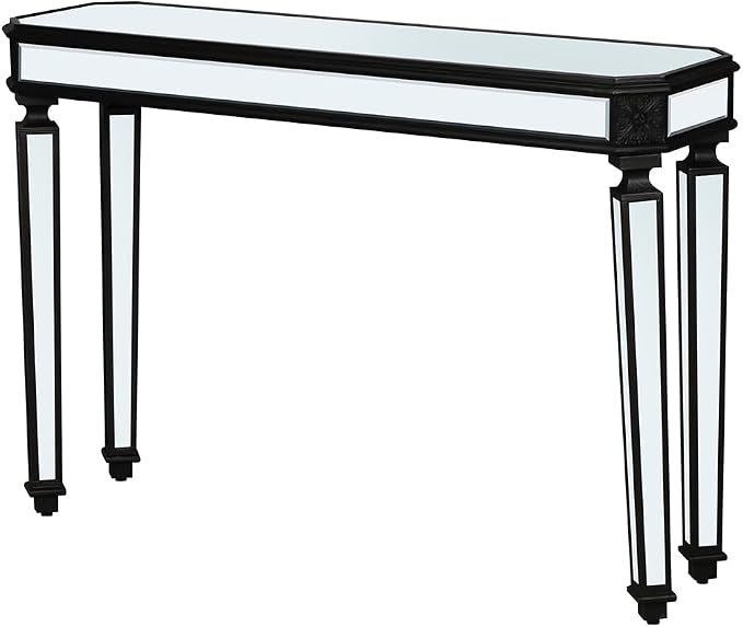 Silver Mirrored With Black Legs