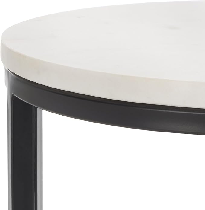 White Marble/Black
