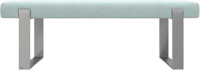 Ribbed Iceland Blue - Brushed Nickel