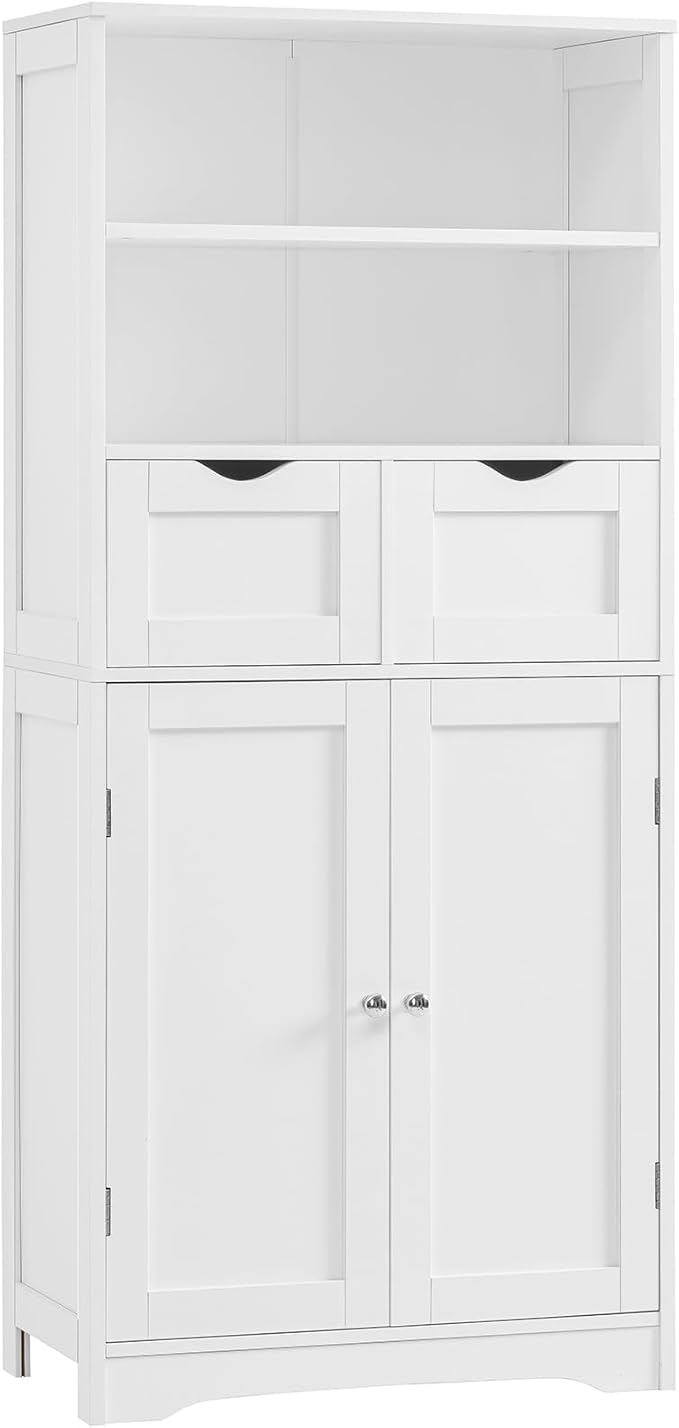 White, 2 Drawers