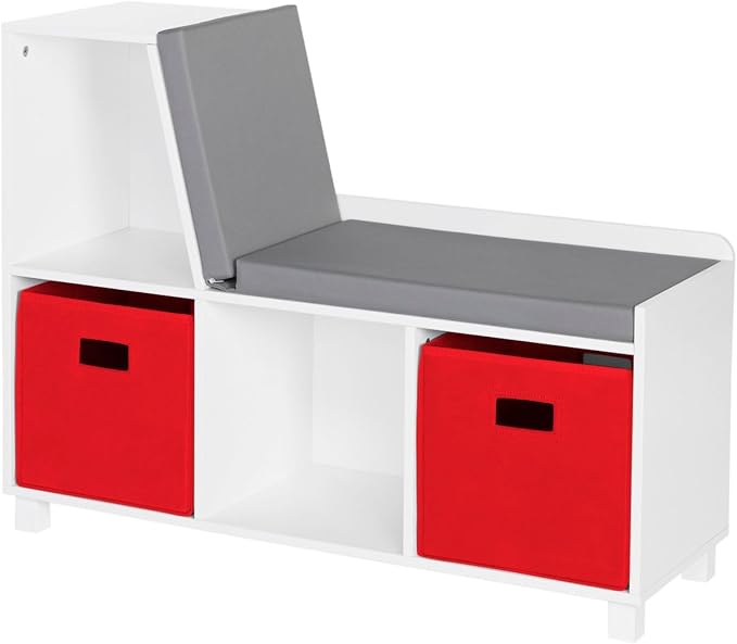 Pure White With Red Bins
