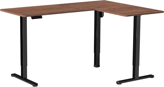 Dark Walnut Top / Black Frame