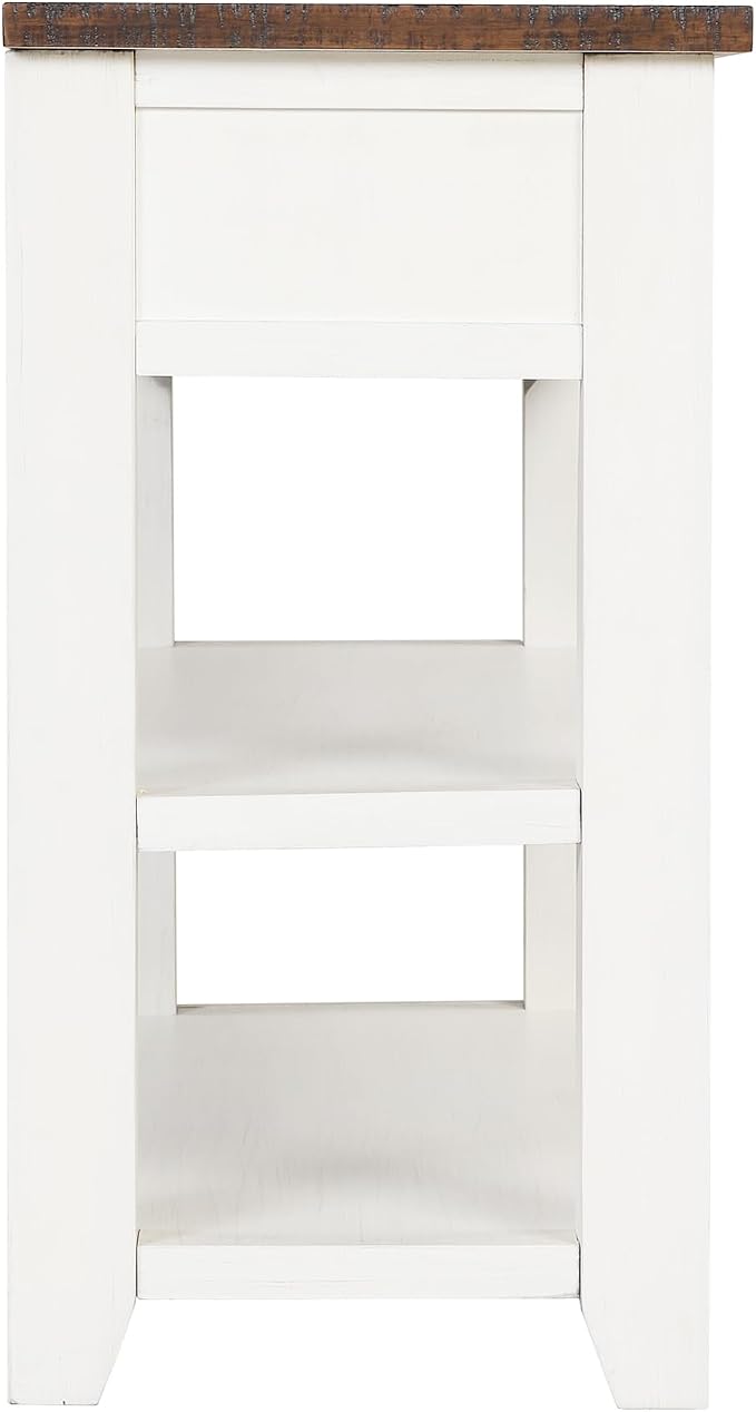 Antique White+ Brown Top