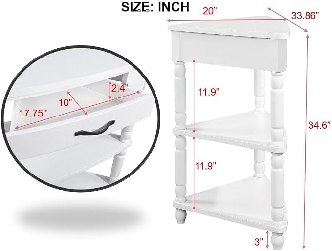 Milk White-1 Drawer