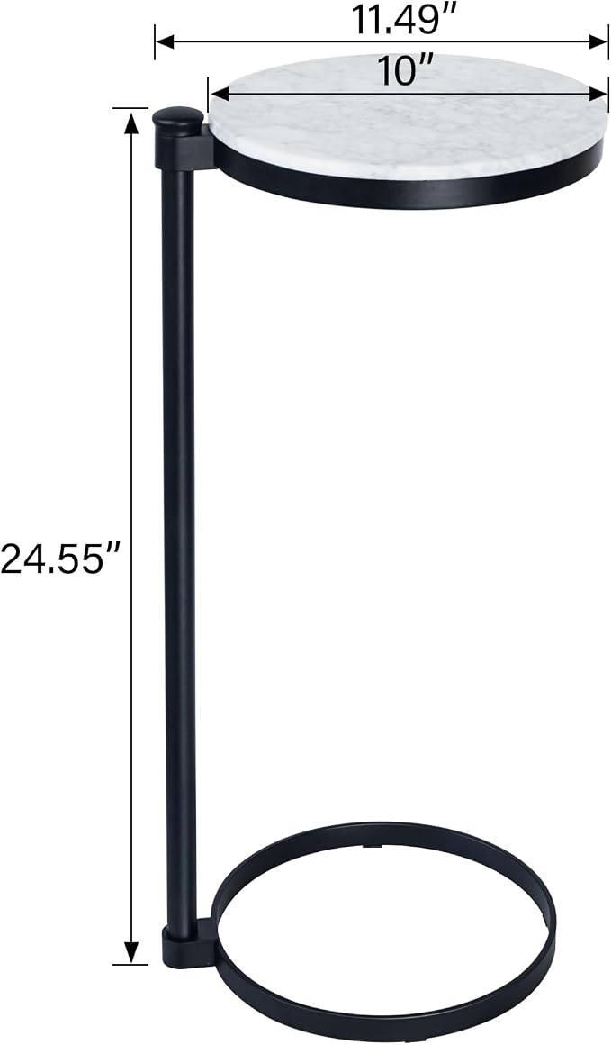 Black With Marble Top