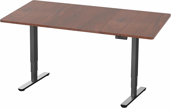 Dark Walnut Top / Black Frame