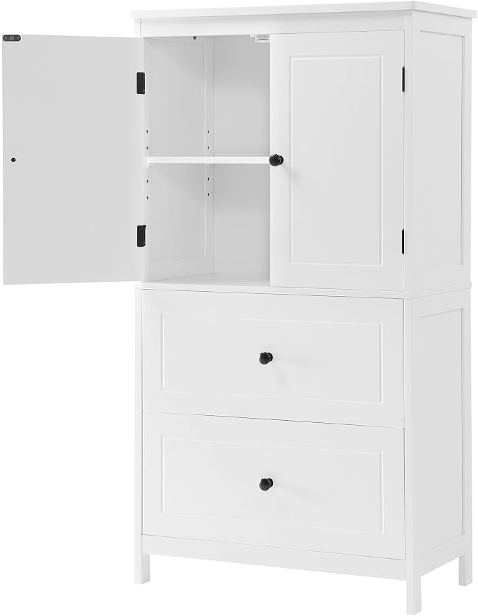 White(2 Doors & 2 Drawers)