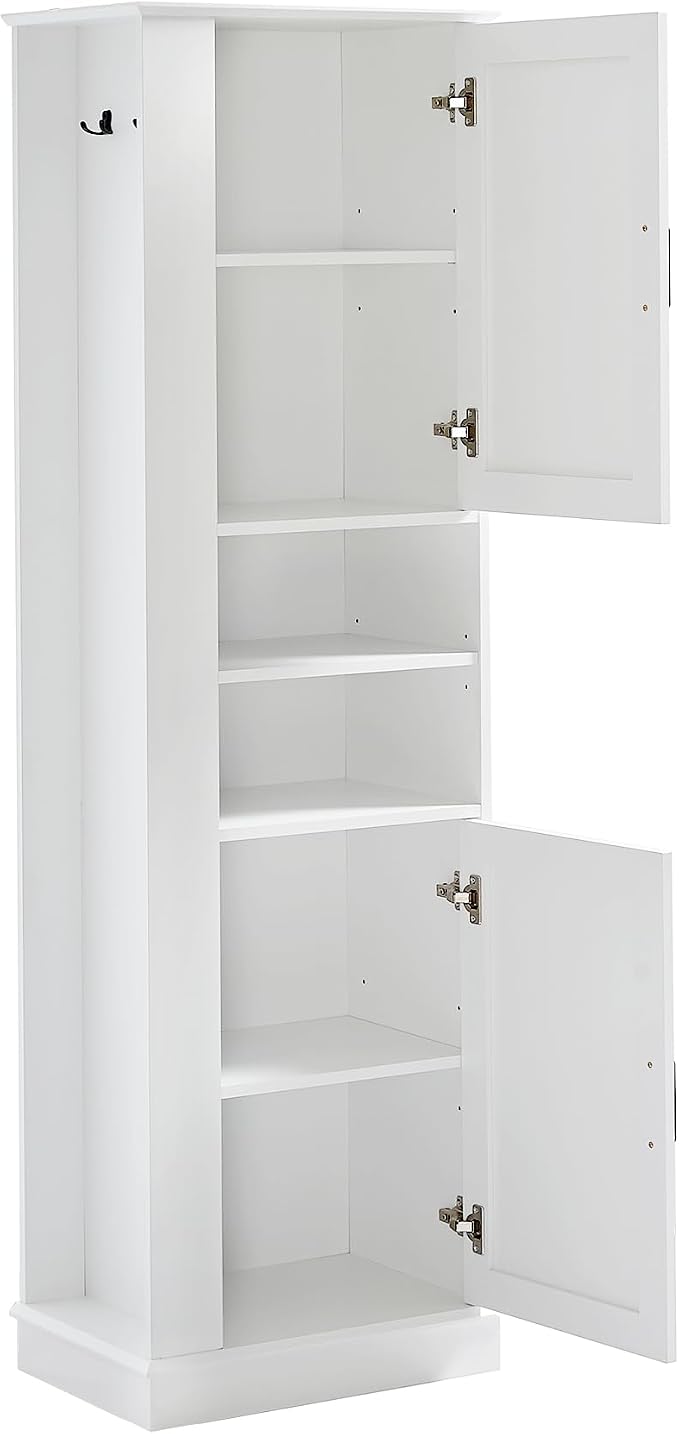 White/Open Shelf