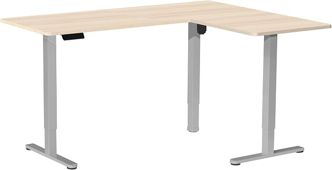 Light Wood Top / Gray Frame