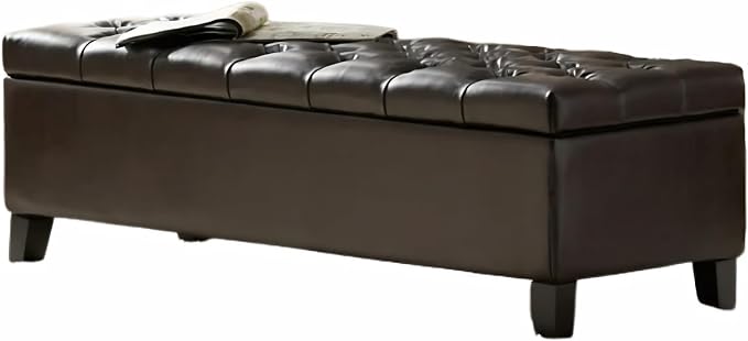 Armless-dark Brown 51.2''w
