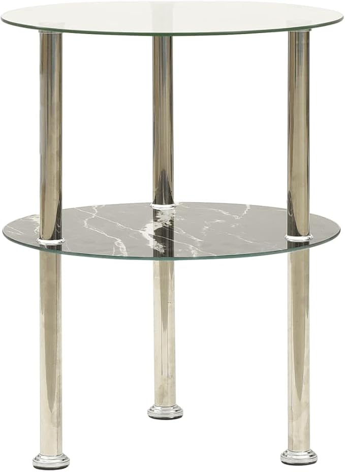 Transparent and Black Marble