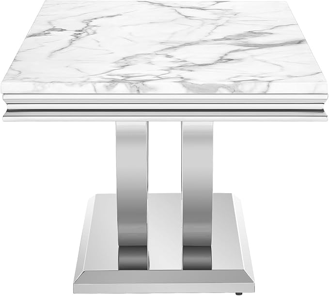 Style3:coffee Table-white&silver