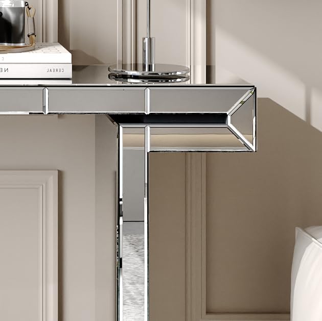 Silver With Wall Mirror
