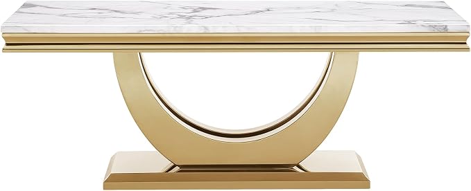 Style3:coffee Table-white&gold