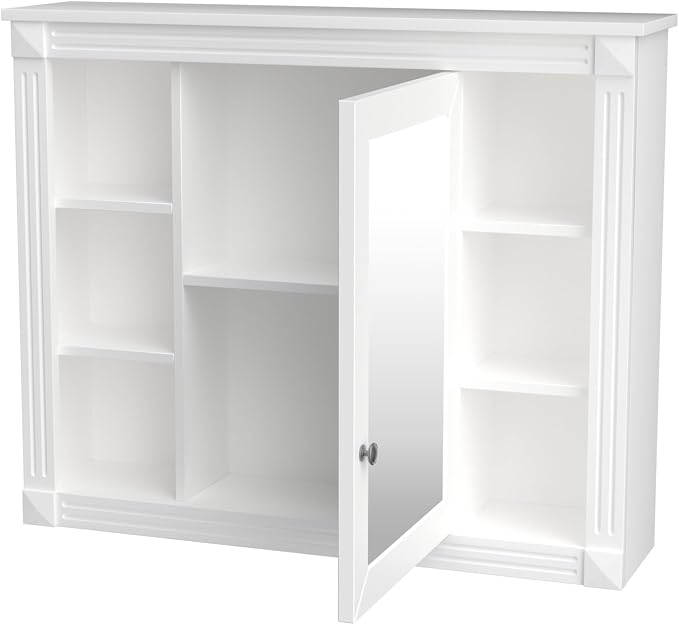 White Mirror Cabinet