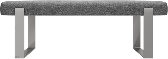 Boucle Grey - Brushed Nickel
