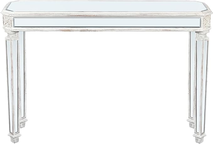 Silver Mirrored With Silver Legs