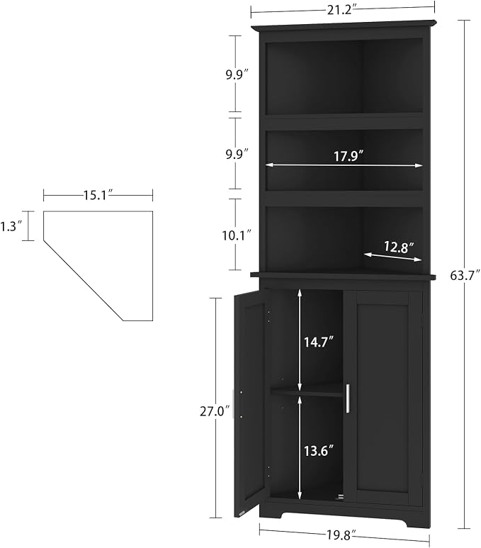 Black+open Shelf