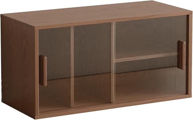 C Glass Door Walnut