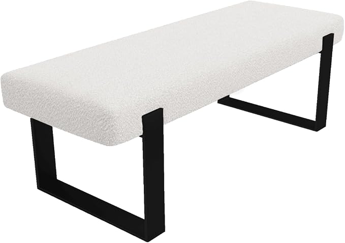 Boucle Ivory - Matte Black