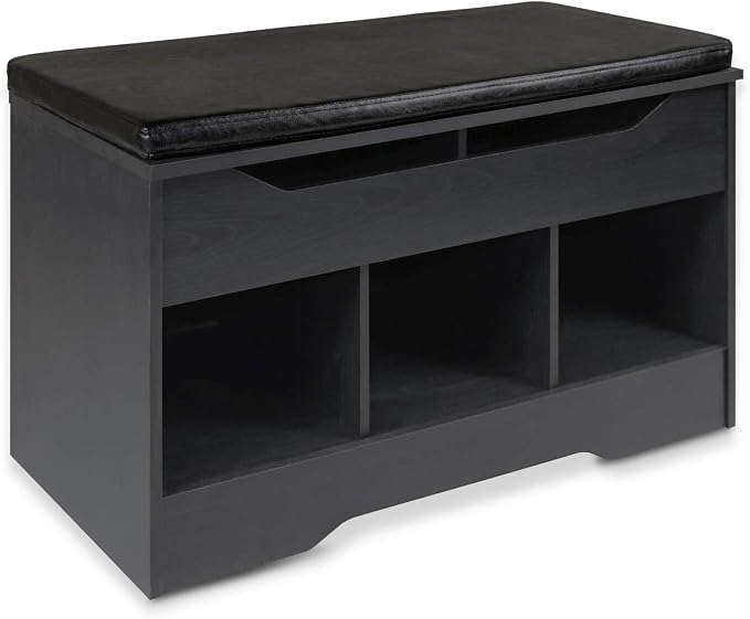 Shoe Bench - Black Oak
