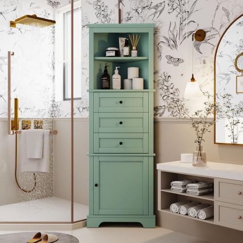 Green 3 Drawers