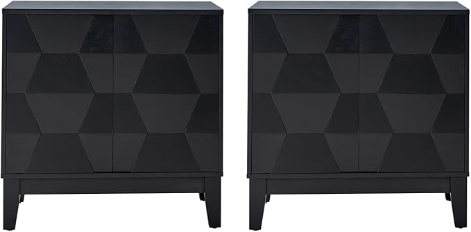 Black 2 Pc 2-doors