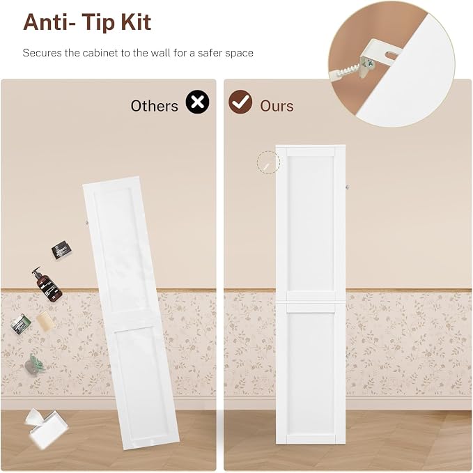 White-4 Shelves