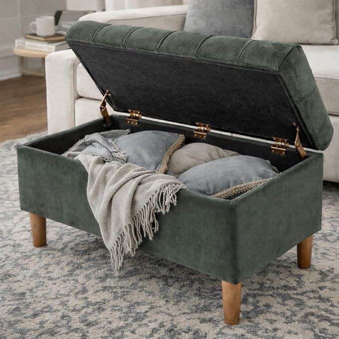 Loden Green Velvet